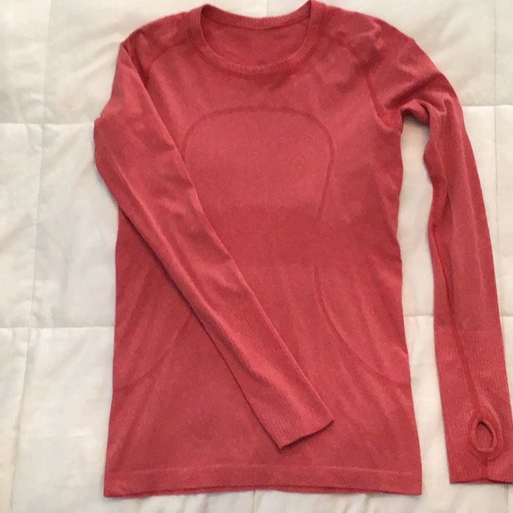 Lululemon red Swiftly tech long sleeve (6)
